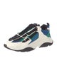 Amiri Leather Colorblock Pattern Sneakers