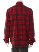 Amiri Plaid Print Long Sleeve Shirt
