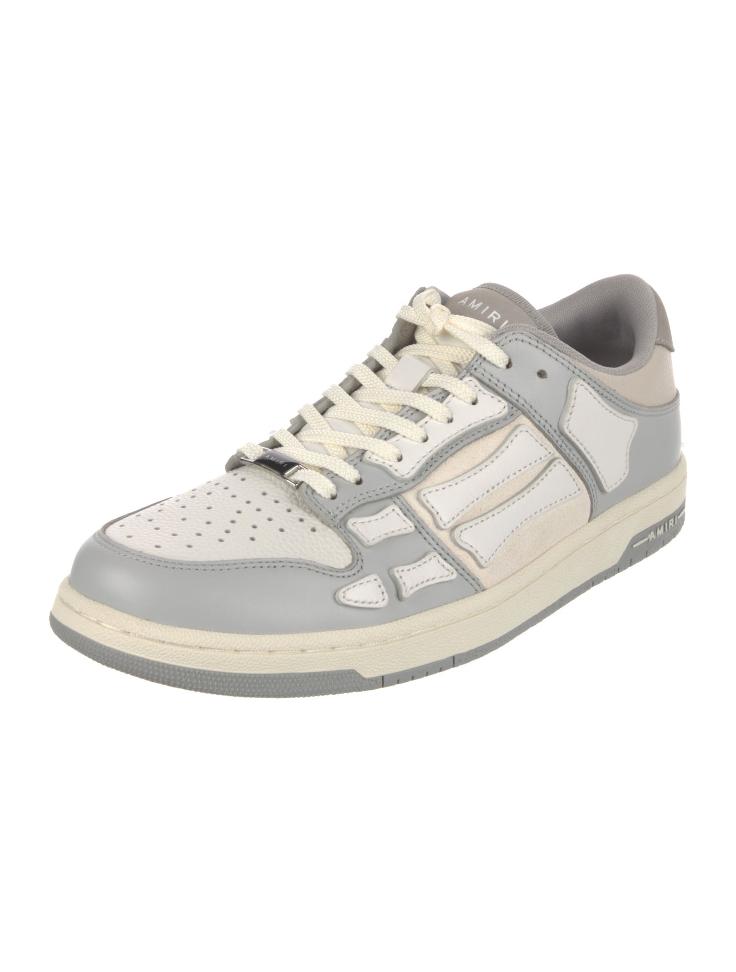 Amiri Leather Colorblock Pattern Sneakers w/ Tags