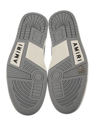 Amiri Leather Printed Sneakers