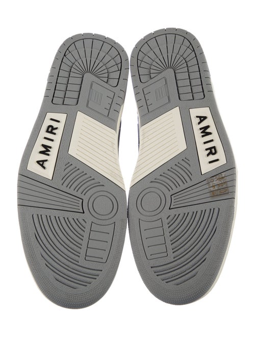 Amiri Leather Printed Sneakers