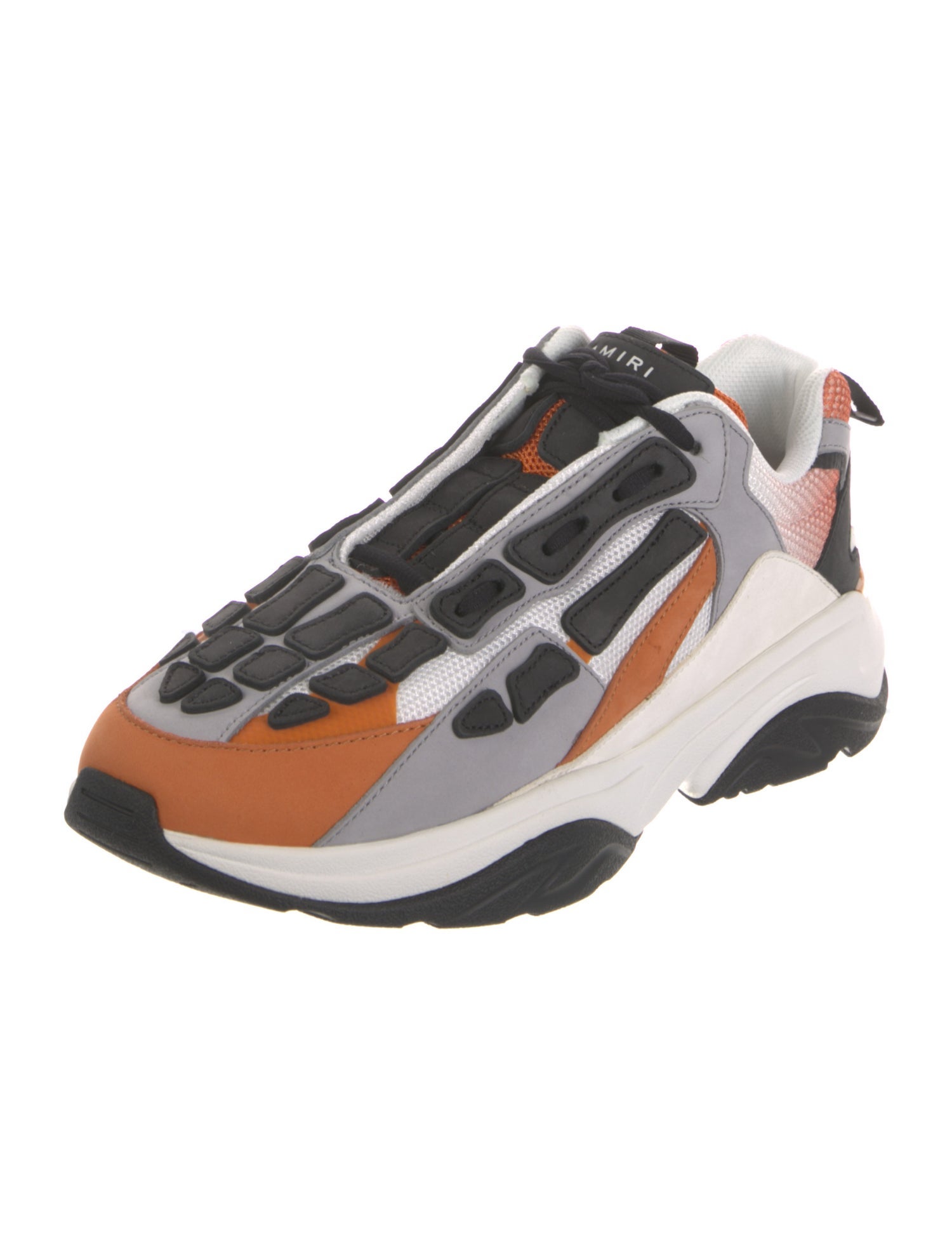 Amiri Leather Printed Chunky Sneakers