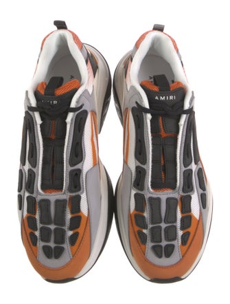 Amiri Leather Printed Chunky Sneakers