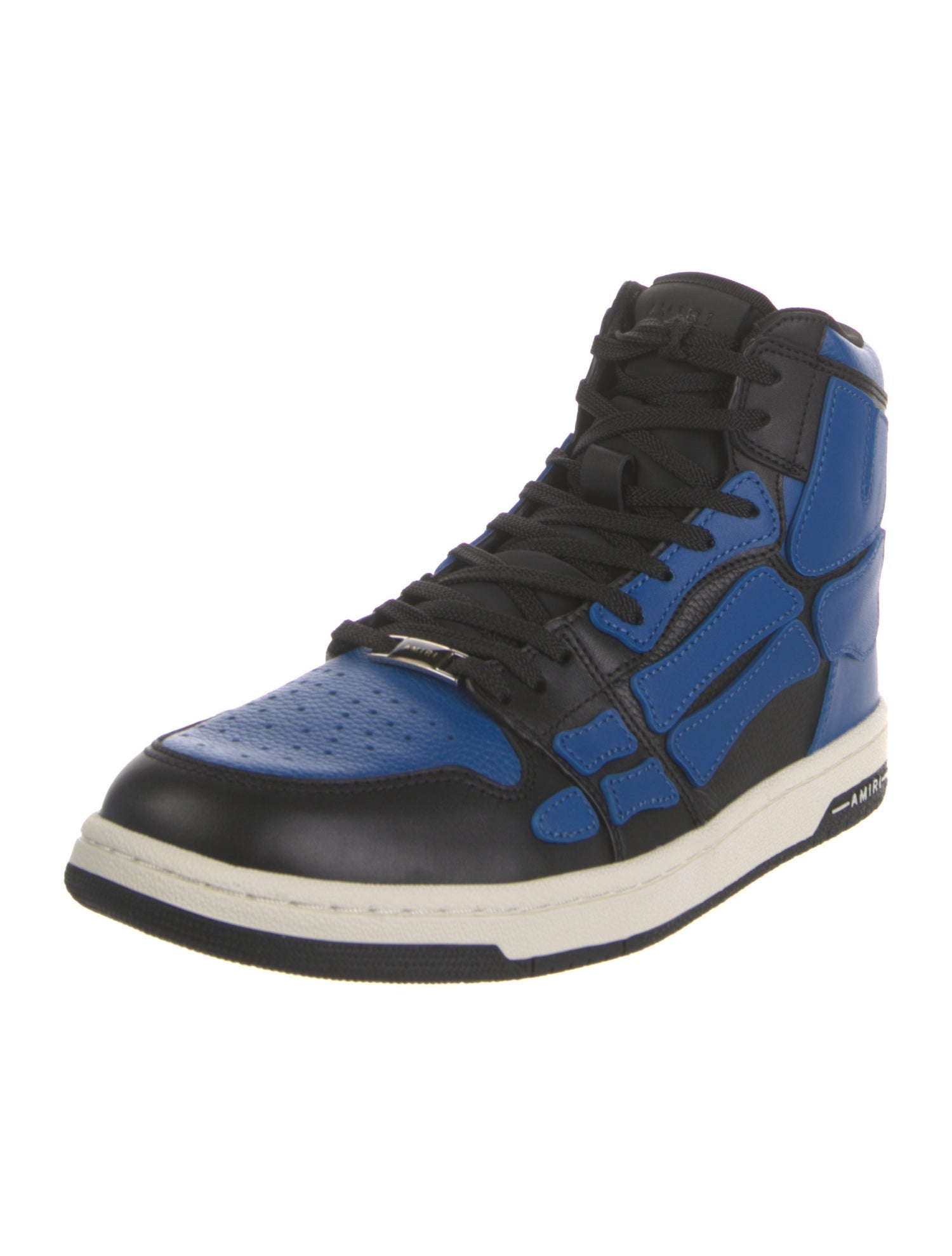 Amiri Leather Colorblock Pattern Sneakers w/ Tags