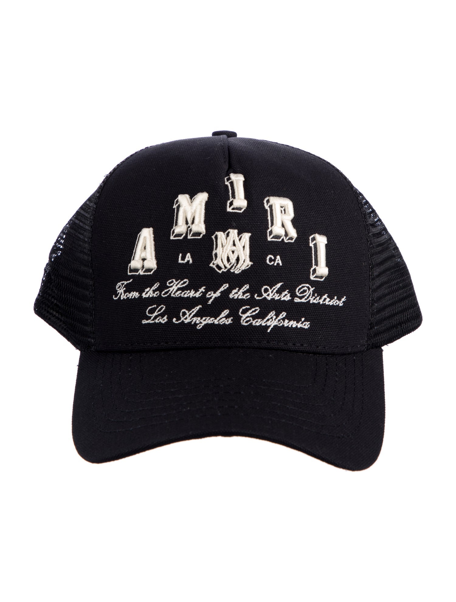 Amiri Embroidered Varsity Trucker Hat w/ Tags