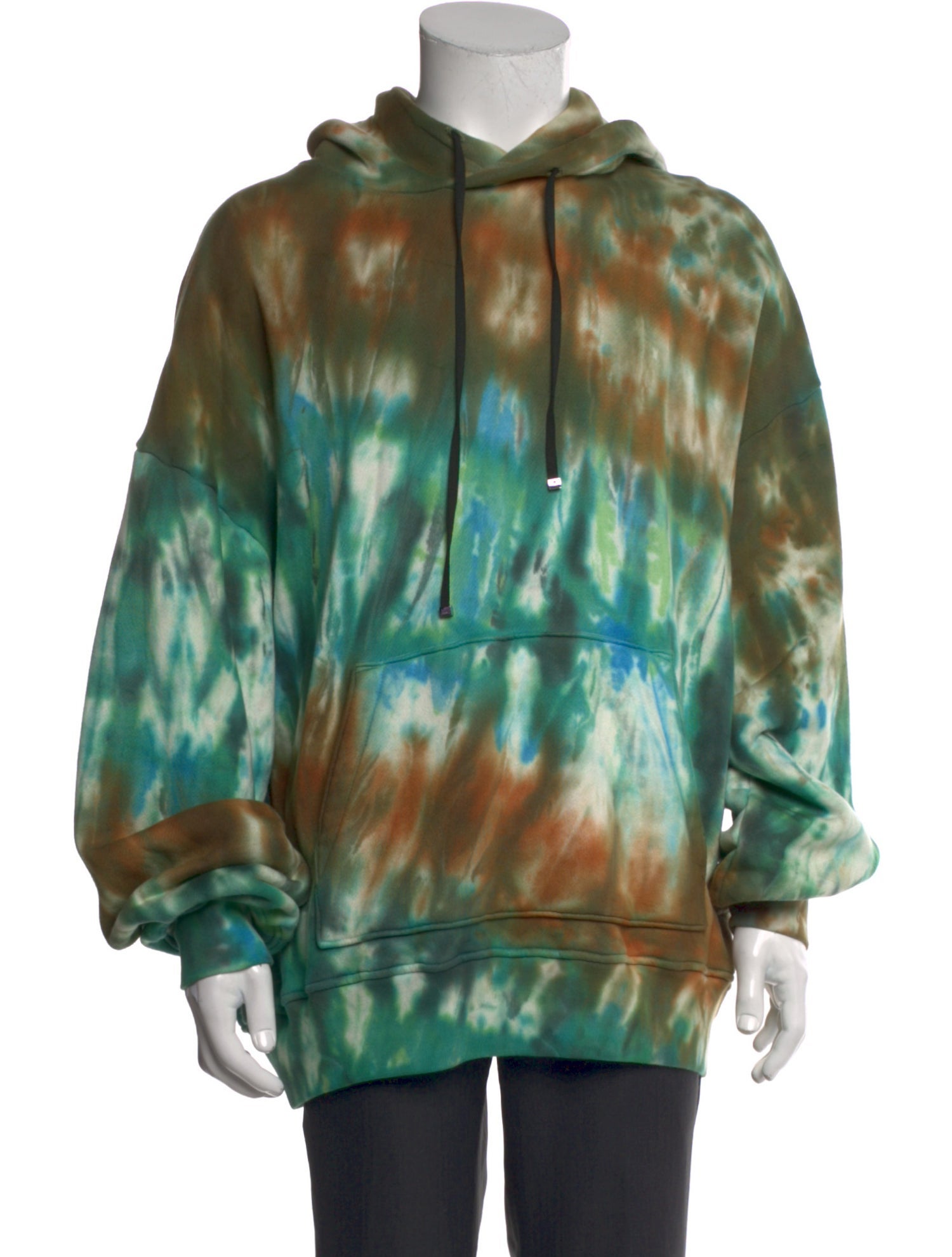 Amiri Tie-Dye Print Crew Neck Hoodie