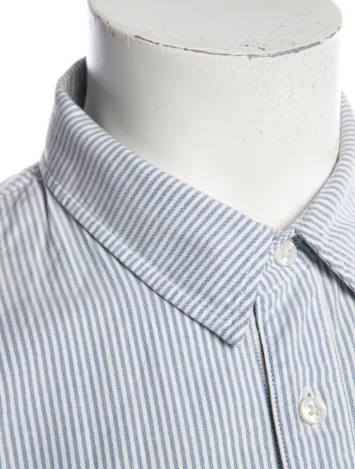 Amiri Striped Long Sleeve Denim Shirt
