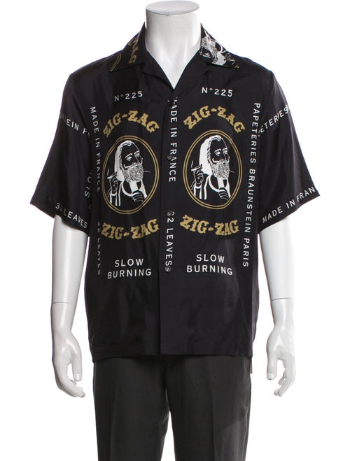 Amiri 'Zig Zag' Silk Shirt