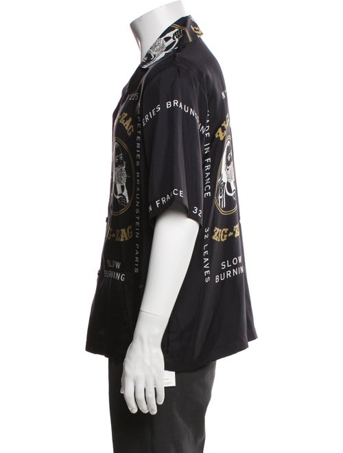 Amiri 'Zig Zag' Silk Shirt