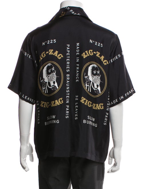 Amiri 'Zig Zag' Silk Shirt