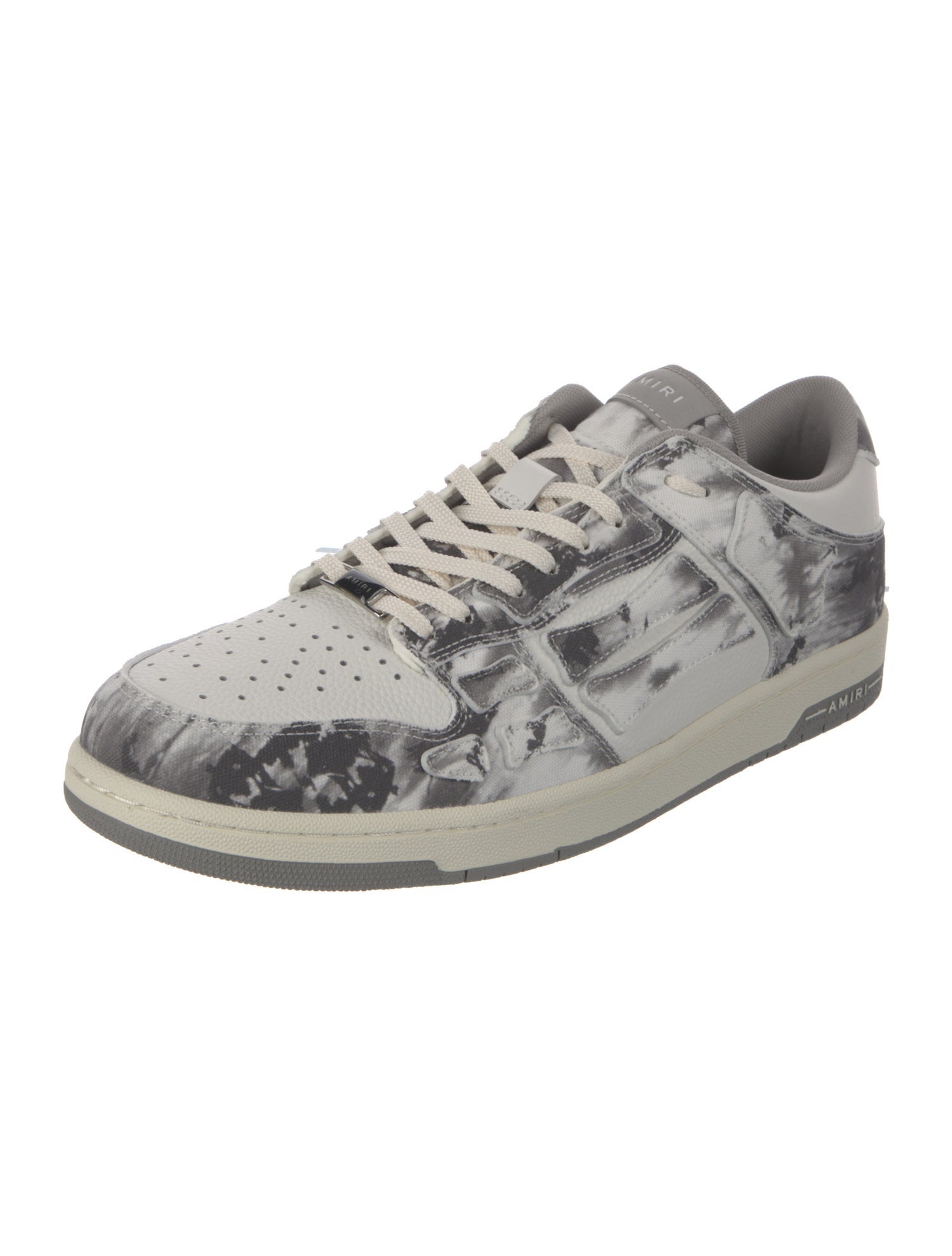 Amiri Leather Printed Sneakers