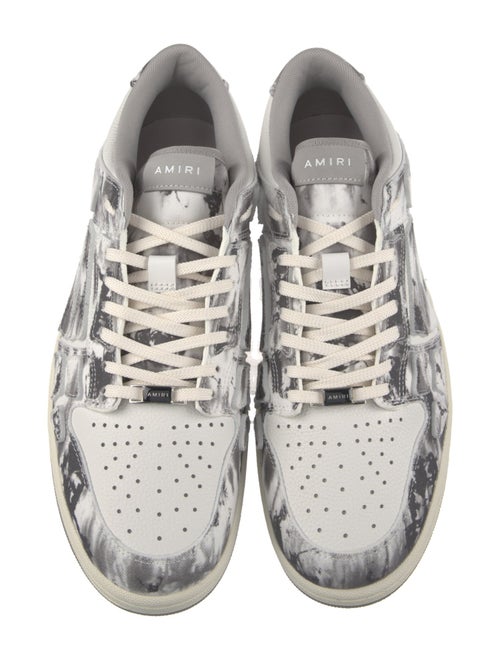 Amiri Leather Printed Sneakers