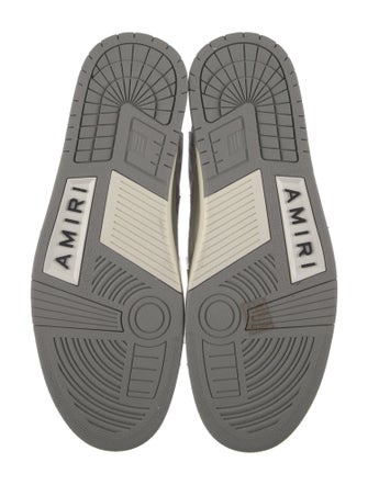 Amiri Leather Printed Sneakers