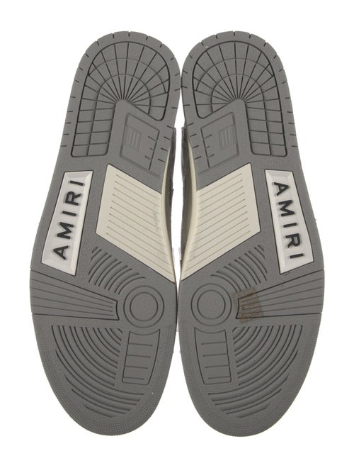 Amiri Leather Printed Sneakers