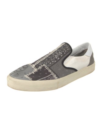 Amiri Canvas Printed Loafers