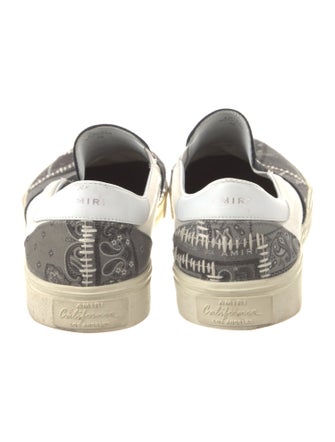 Amiri Canvas Printed Loafers