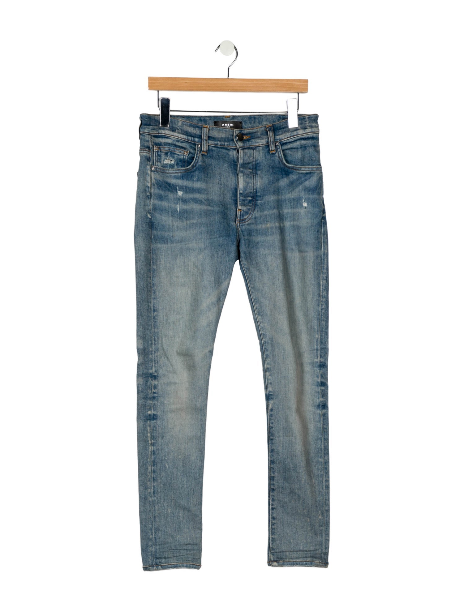 Amiri High-Rise Skinny Leg Jeans