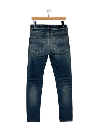 Amiri Mid-Rise Straight Leg Jeans
