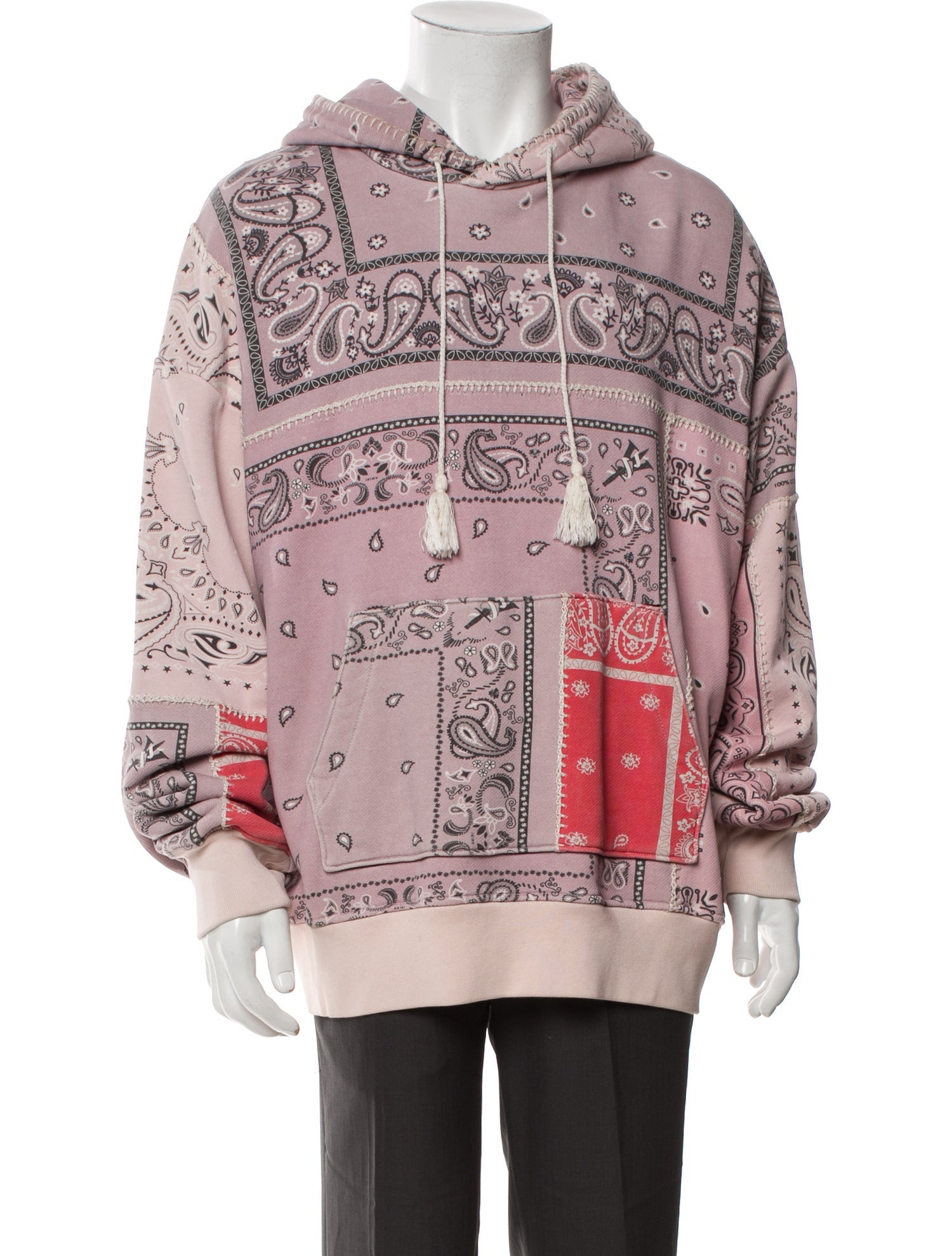 Amiri Printed Crew Neck Hoodie