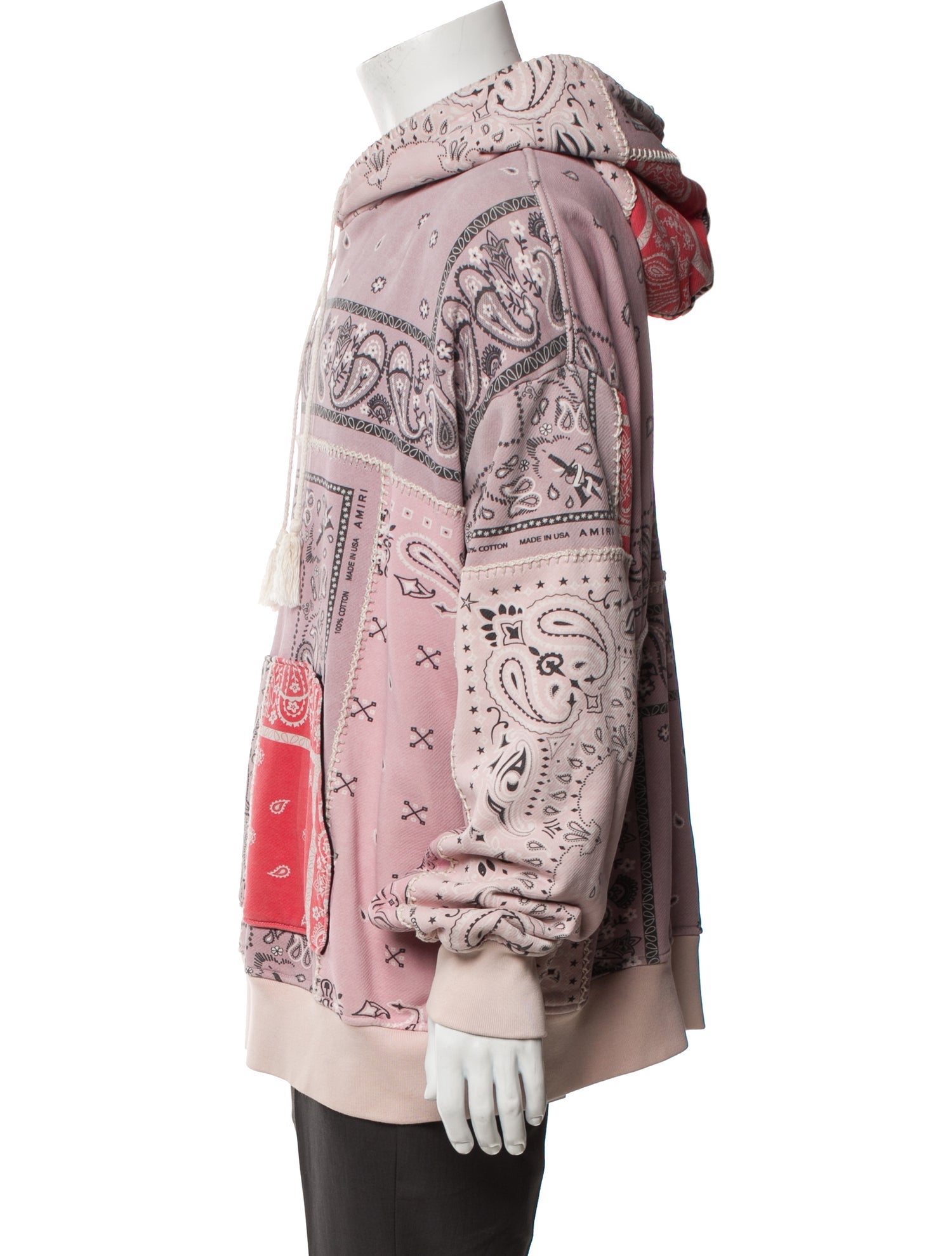 Amiri Printed Crew Neck Hoodie