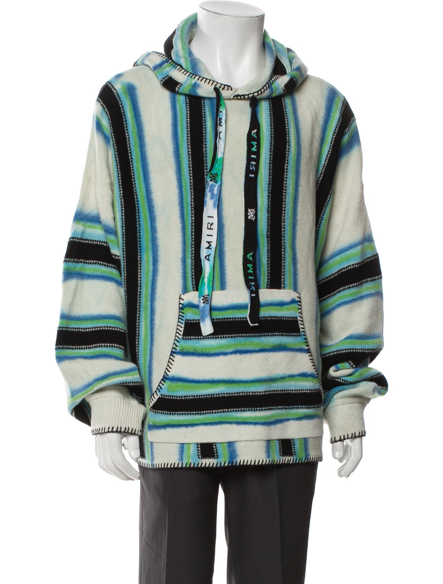 Amiri Cashmere Striped Cardigan