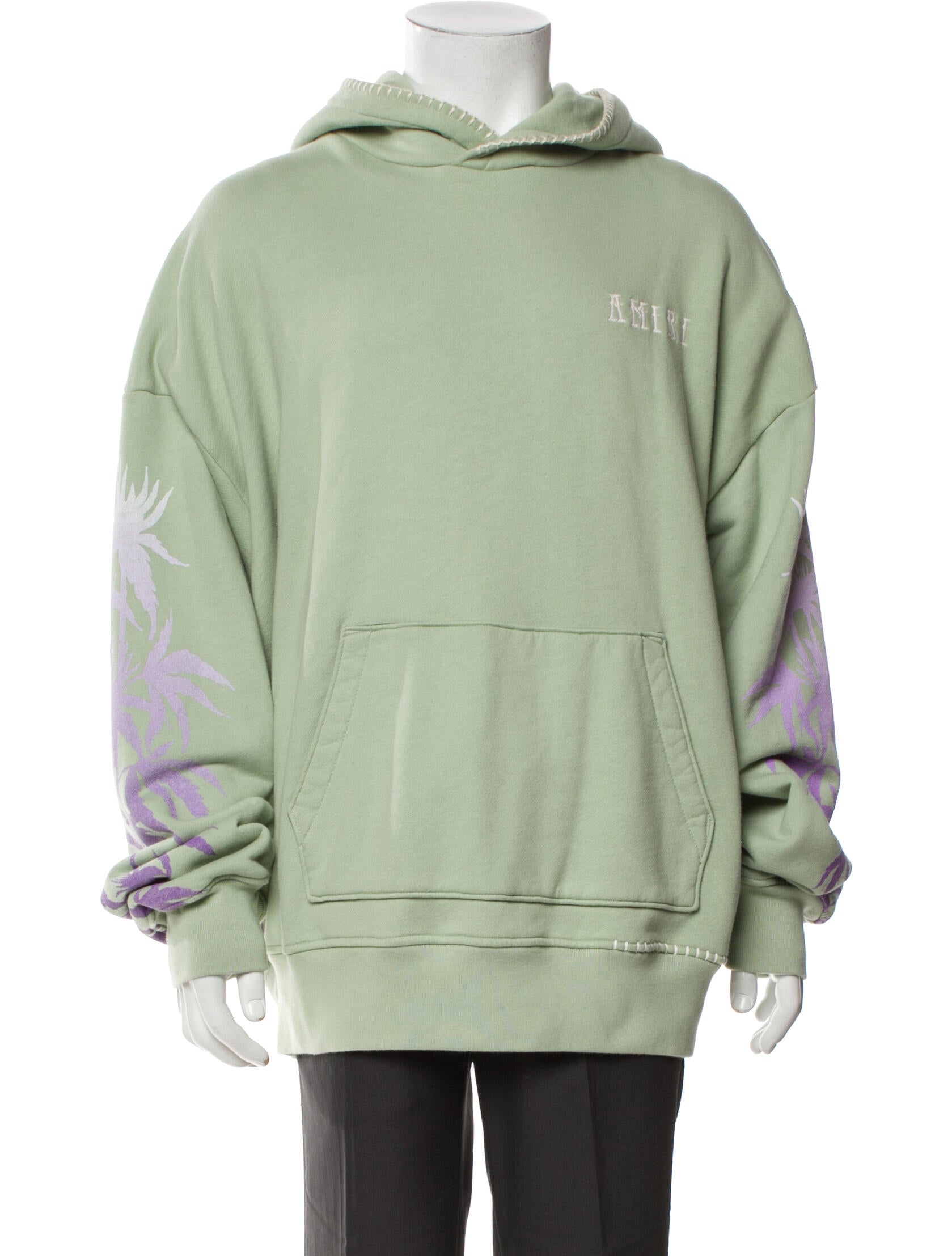 Amiri Graphic Print Crew Neck Hoodie