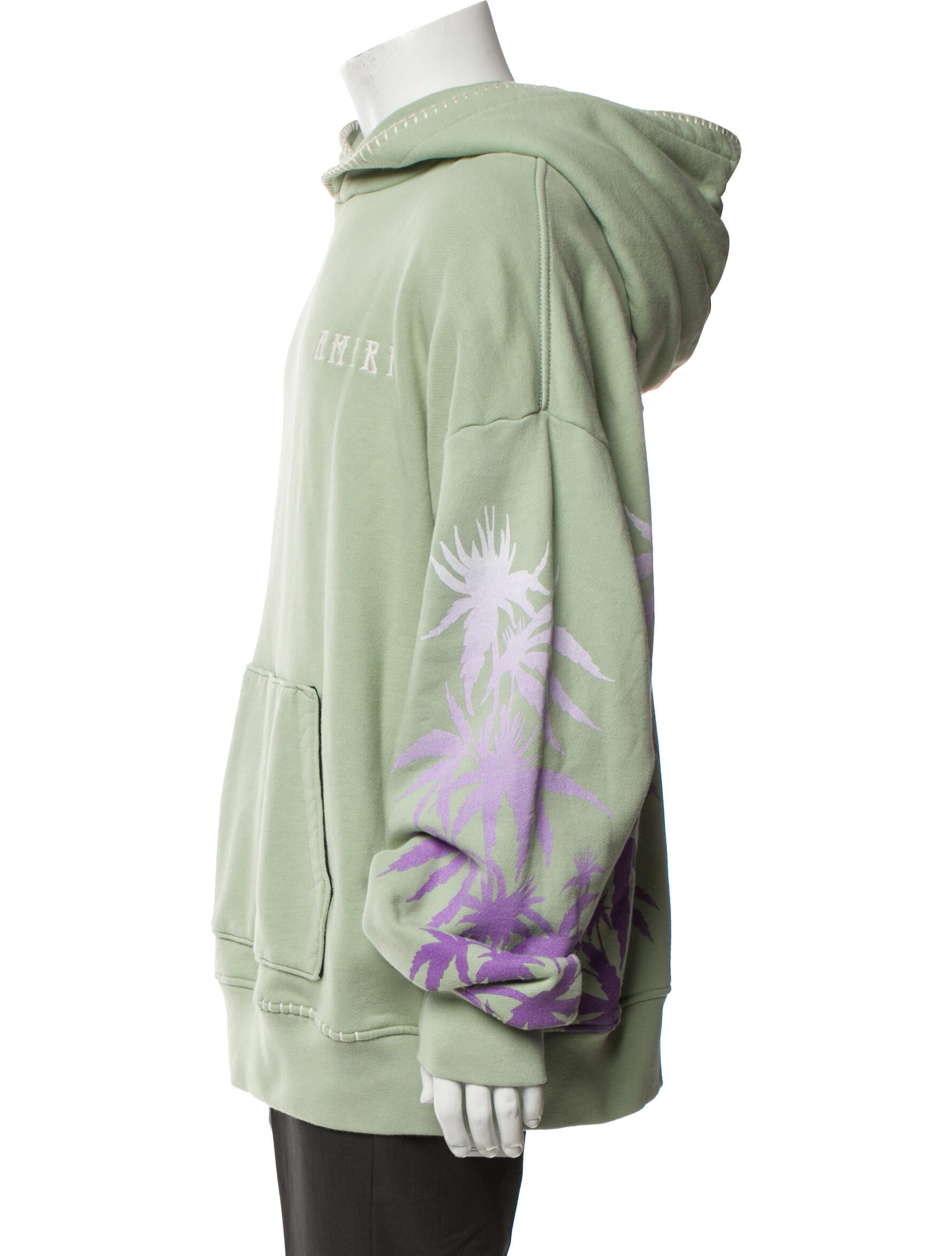 Amiri Graphic Print Crew Neck Hoodie