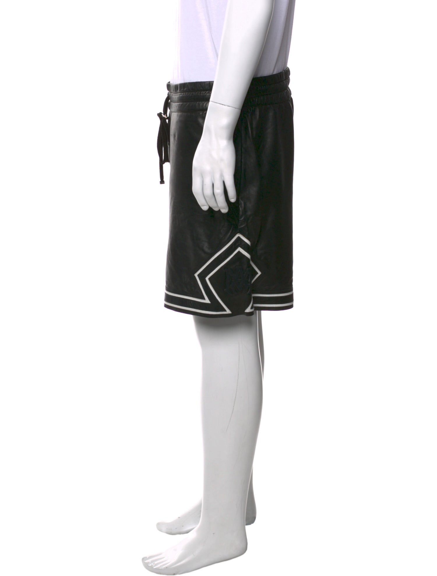 Amiri Leather Athletic Shorts
