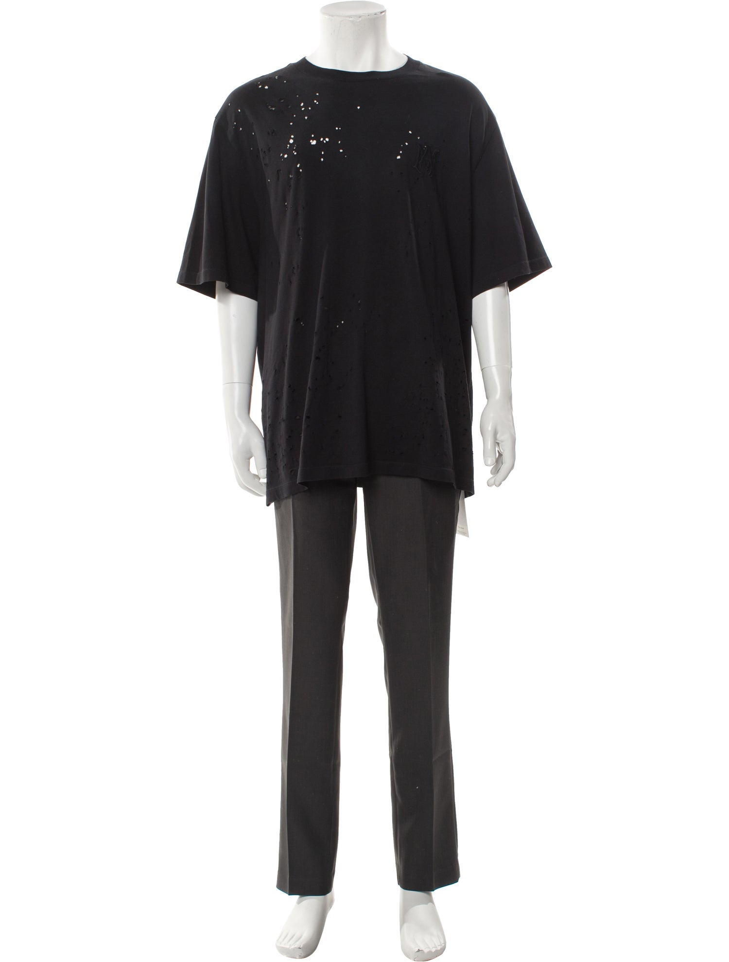 Amiri Graphic Print Crew Neck Henley