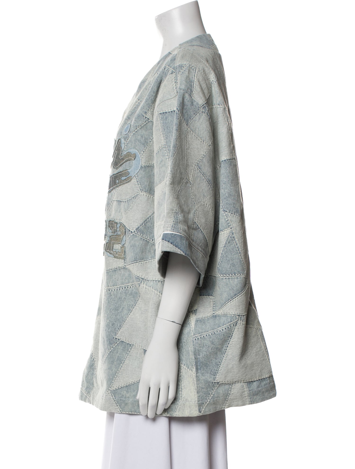 Amiri Printed V-Neck Tunic