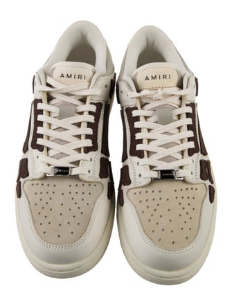 Amiri Leather Printed Sneakers