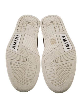 Amiri Leather Printed Sneakers