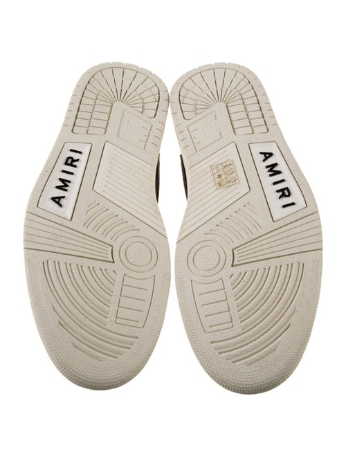 Amiri Leather Printed Sneakers