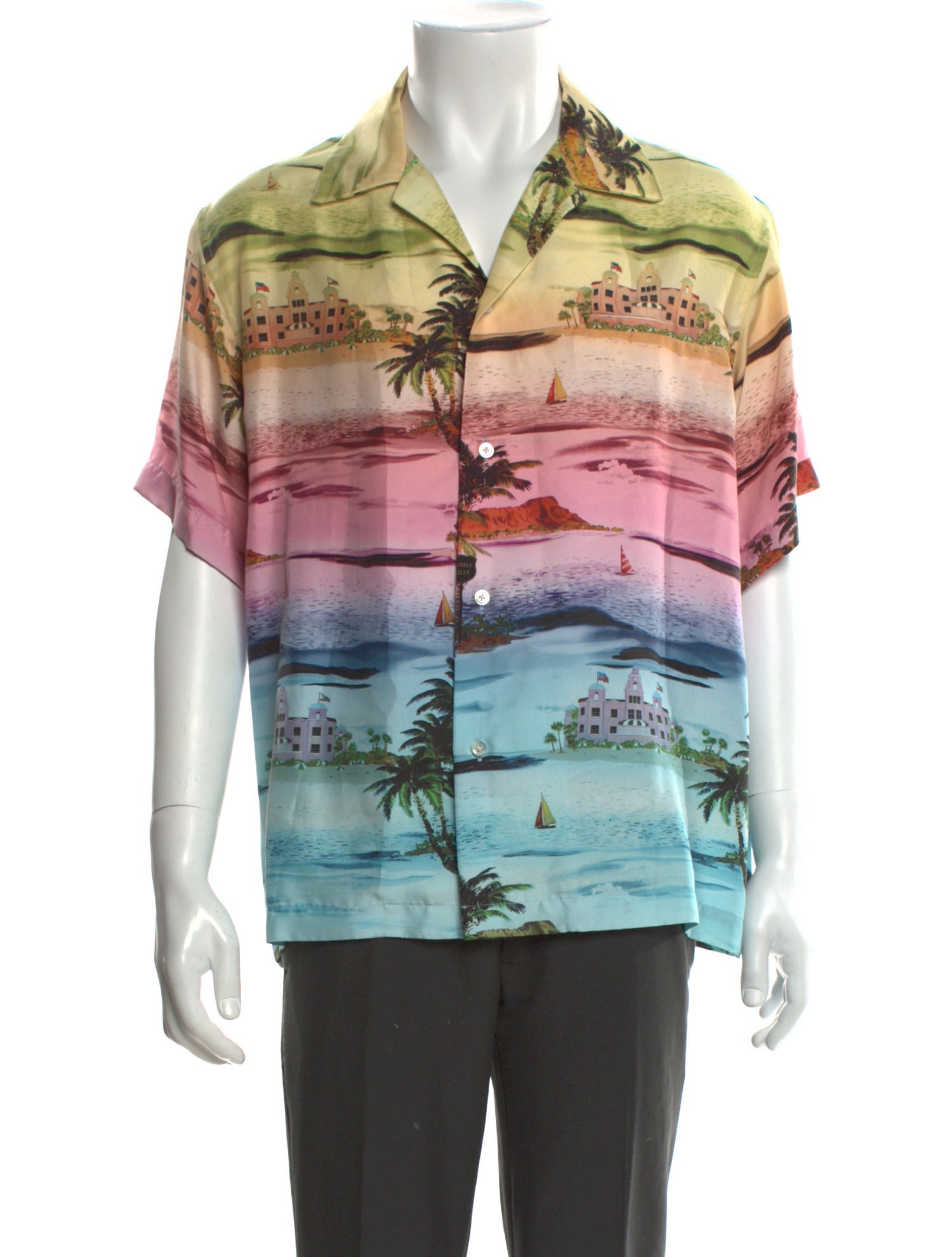 Amiri Silk Printed Shirt