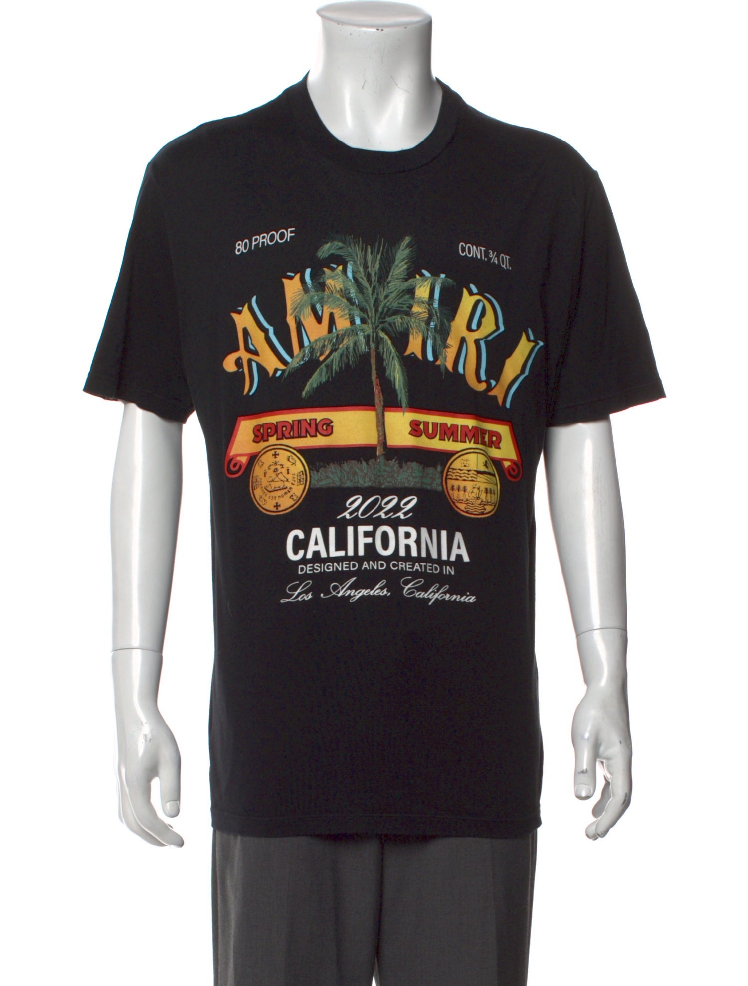 Amiri Graphic Print Crew Neck T-Shirt