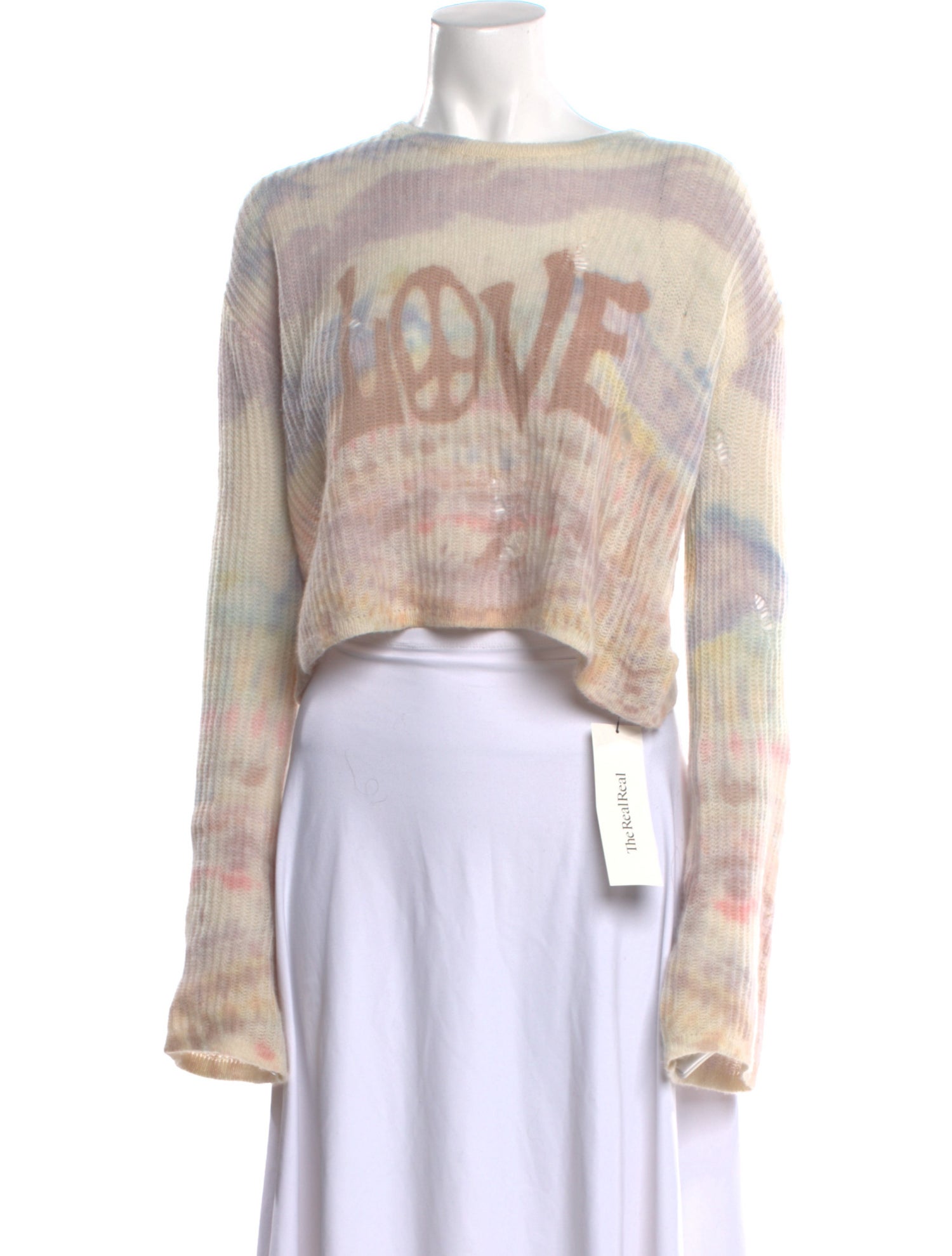 Amiri Cashmere Printed Sweater