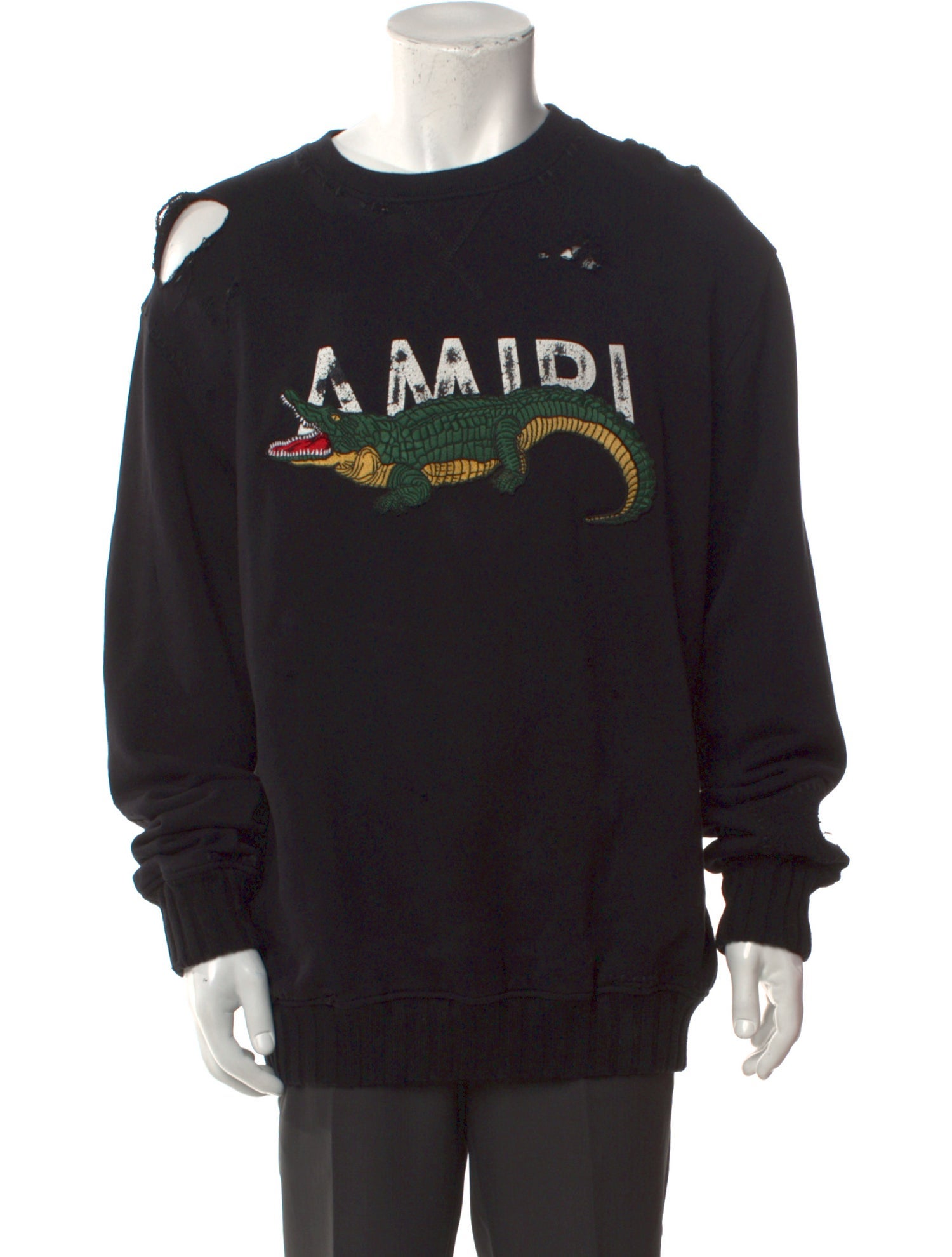 Amiri Graphic Print Crew Neck Pullover