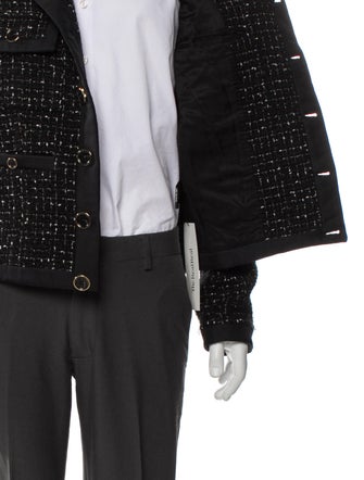 Amiri Tweed Pattern Coat