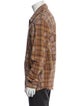 Amiri Plaid Print Long Sleeve Western Shirt