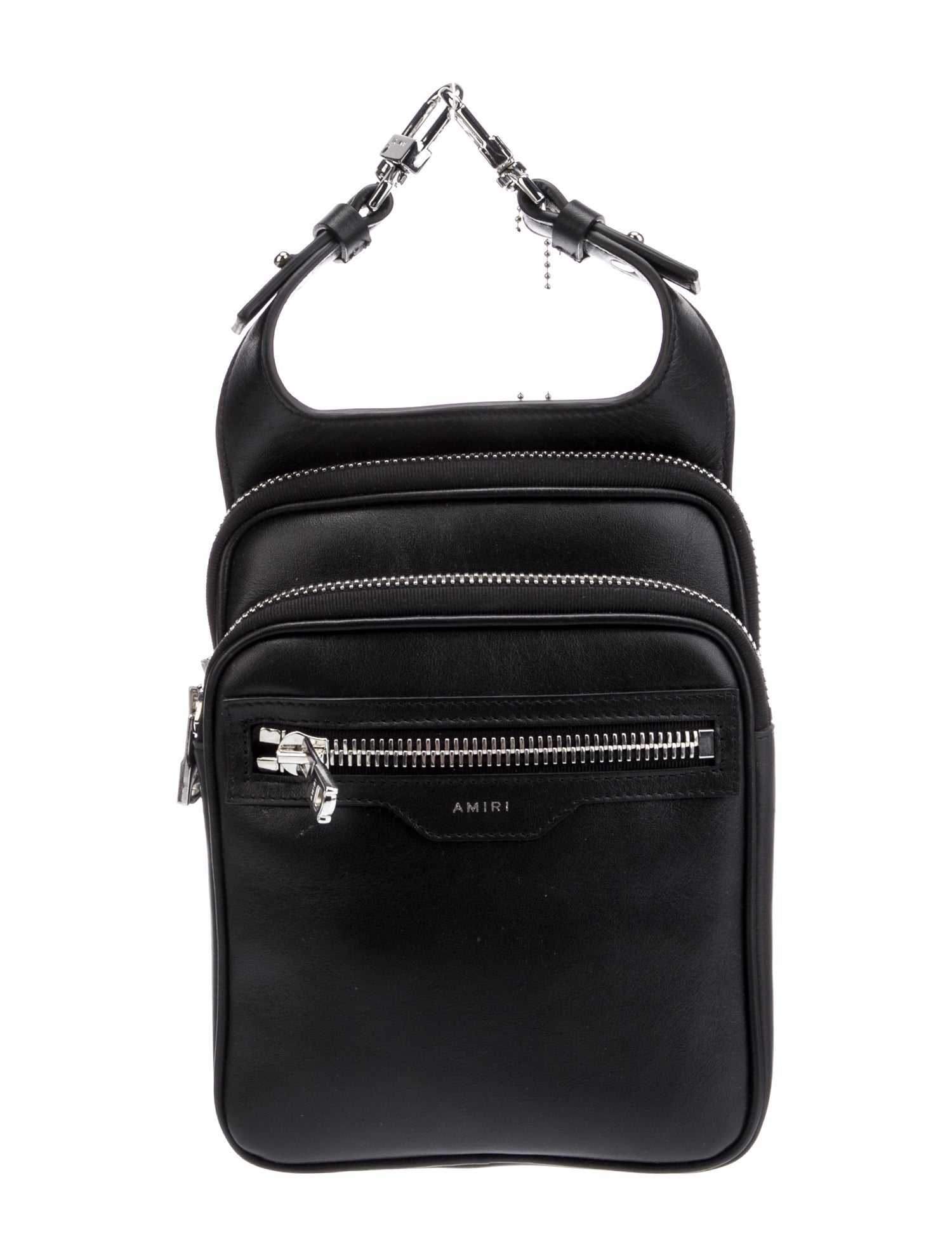 Amiri Leather Top Handle Bag