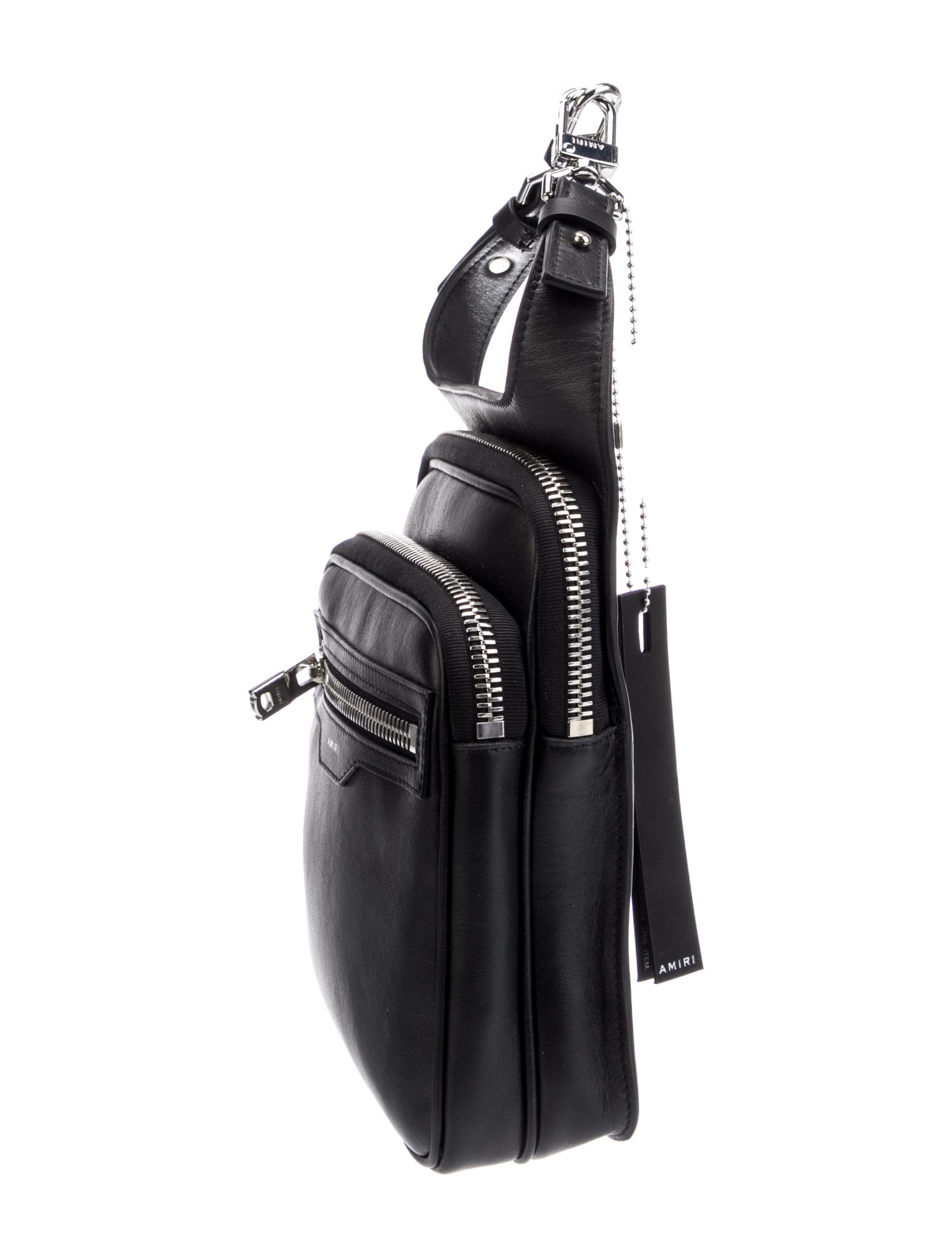 Amiri Leather Top Handle Bag