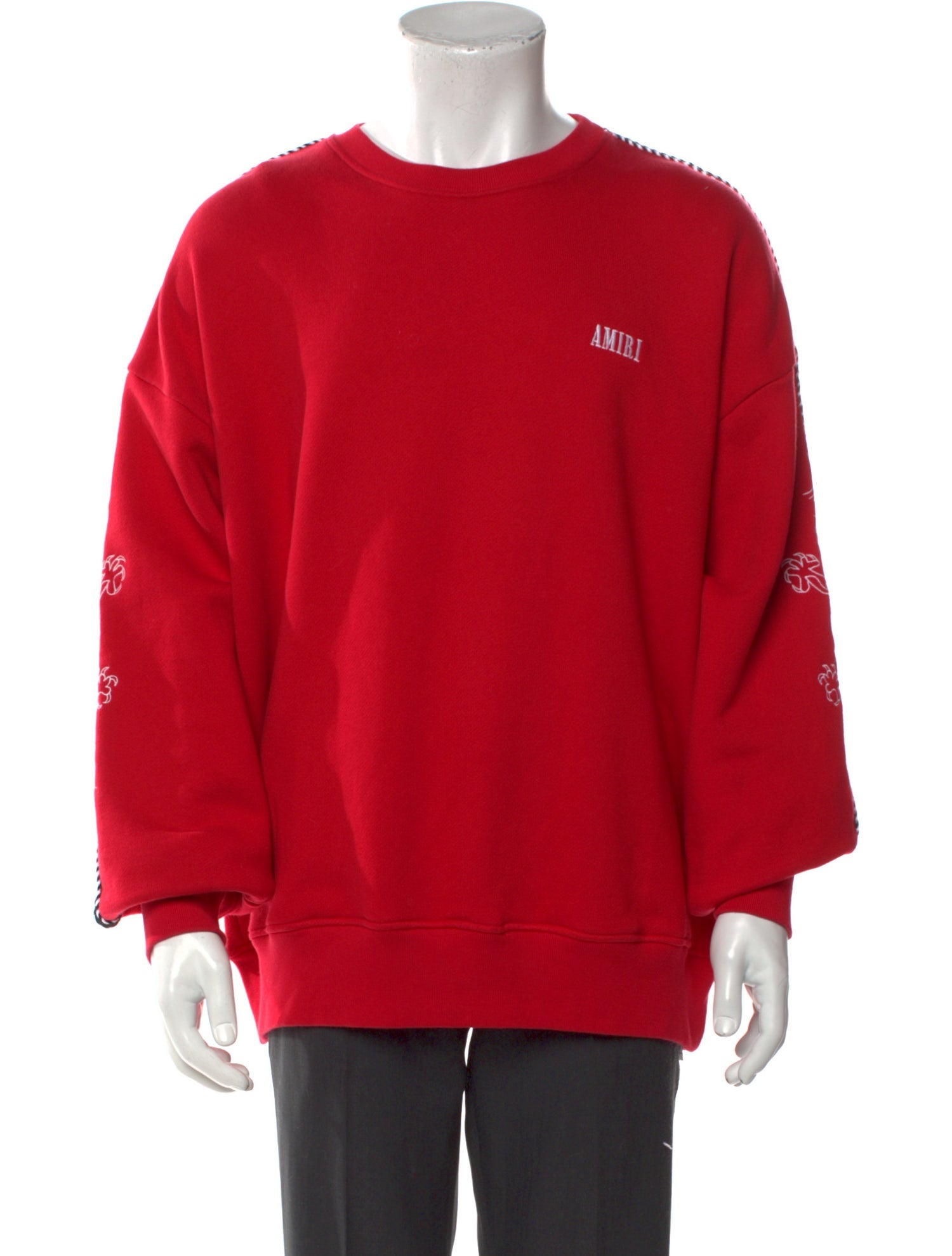 Amiri Graphic Print Crew Neck Sweatshirt