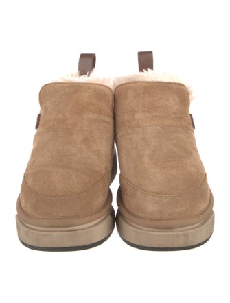 Amiri Suede Fur Trim Boots