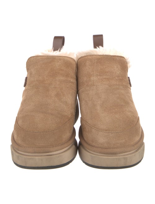 Amiri Suede Fur Trim Boots
