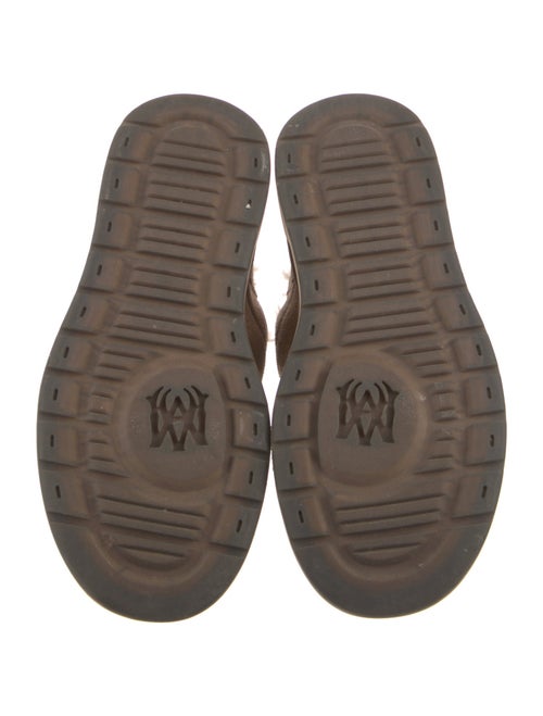 Amiri Suede Fur Trim Boots