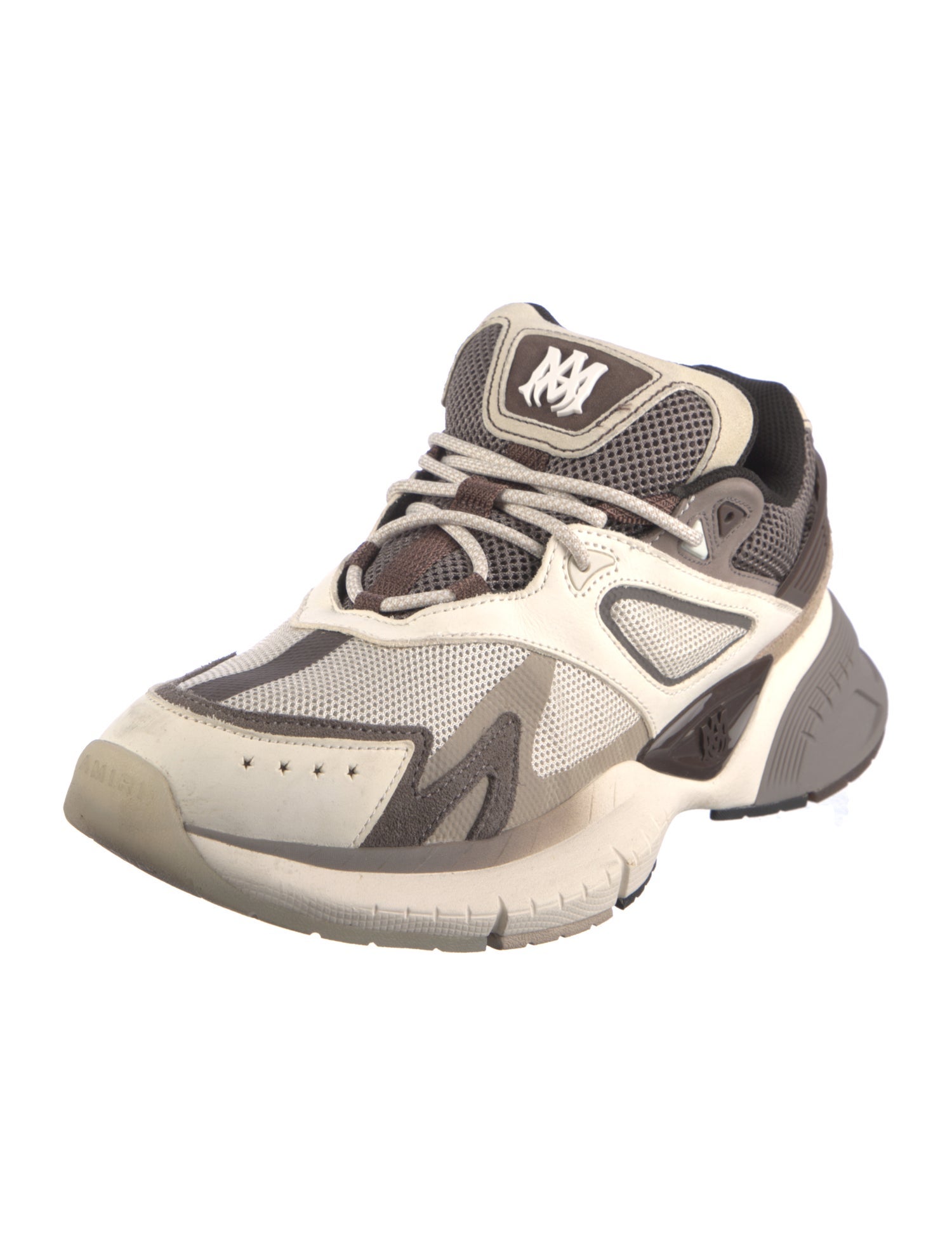 Amiri Mesh Colorblock Pattern Sneakers