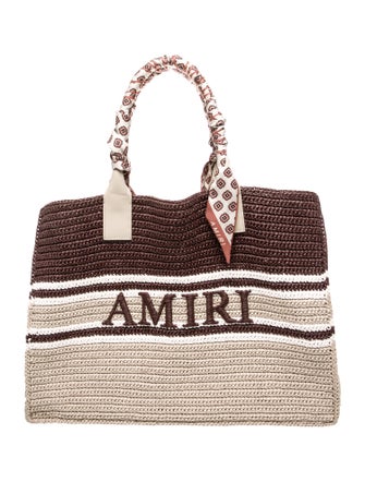 Amiri Raffia Tote 2024