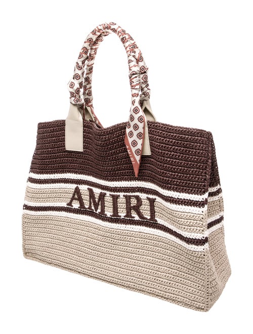 Amiri Raffia Tote 2024