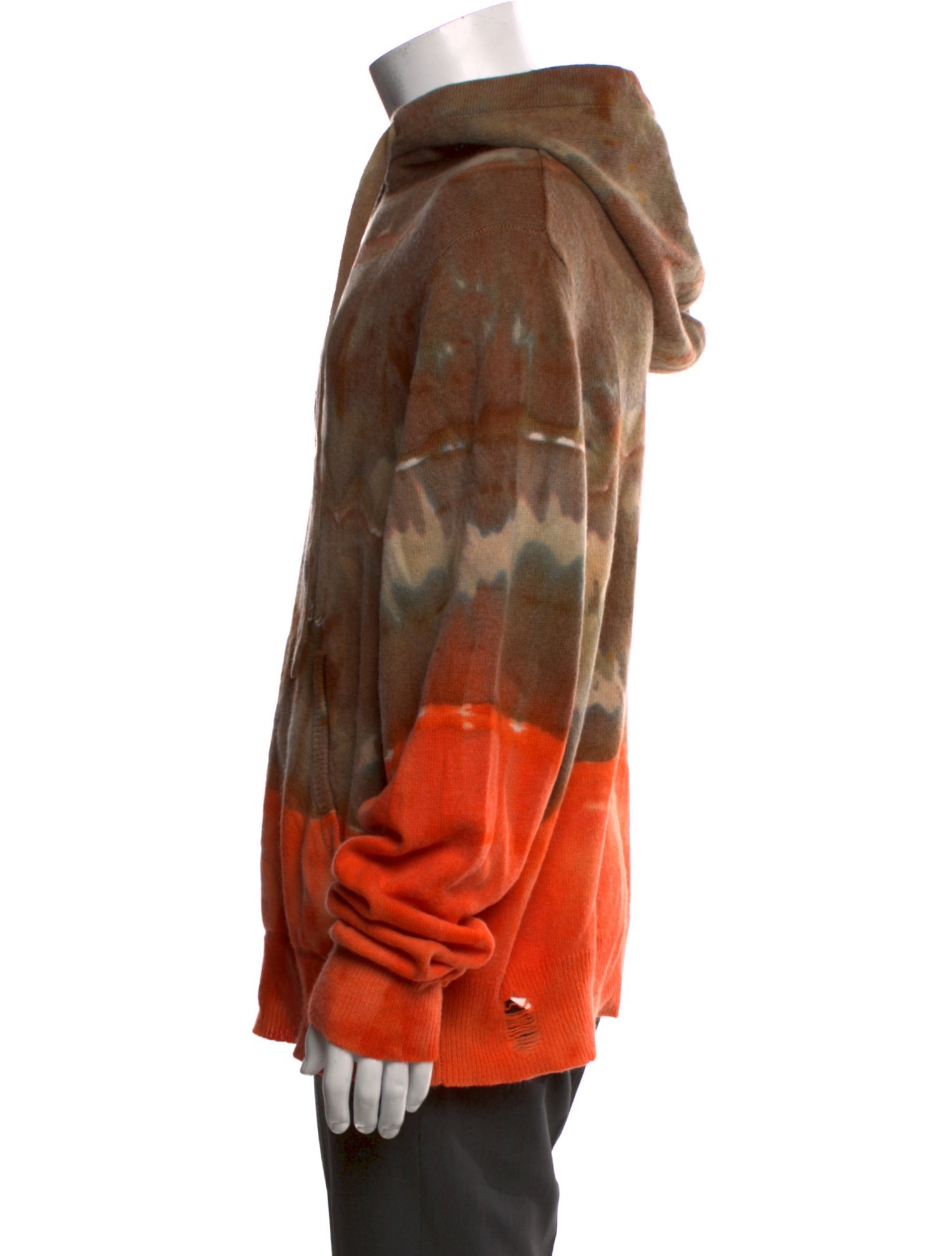 Amiri Cashmere Tie-Dye Print Pullover