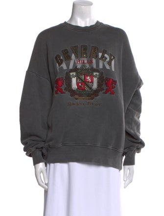 Amiri Graphic Print Crew Neck Sweatshirt
